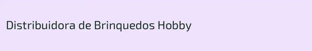 Distribuidora de Brinquedos Hobby